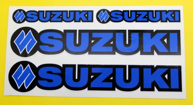 Motorbike RM-Z DR-Z Motorcycle Fork Decals Stickers BLUE/BLACK to fit SUZUKI