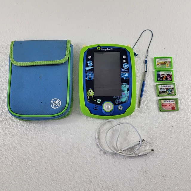 LeapPad 2 Learning Game System Monster Inc University w/Case 4 Games LeapPad 2 Learning Game System Monster Inc University w/Case 4 Games