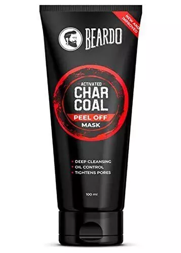 Beardo Masque Peel Off Détox Au Charbon Actif pour Hommes, Pour Peaux...