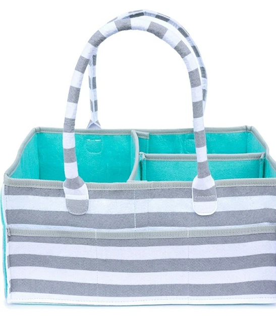 Arabella Baby Diaper Caddy Organizer for Boy or Girl - Diaper Caddy Basket