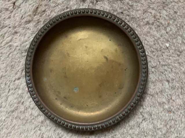 Reclaimed Brass Pin Tray Small Dish Saucer