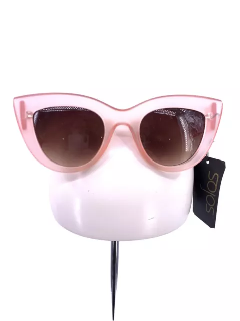 SOJOS Retro Vintage Cateye Sunglasses for Women Plastic Frame Mirrored Lens Z-44