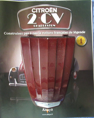 Citroën 2CV Charleston ALTAYA 1/8  + fascicule N° 1 Le CAPOT La calandre
