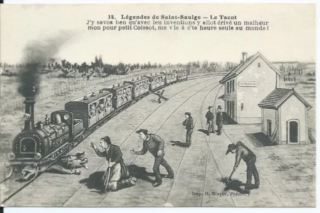 CPA 58 - Légendes De Saint-Saulge - The Tacot