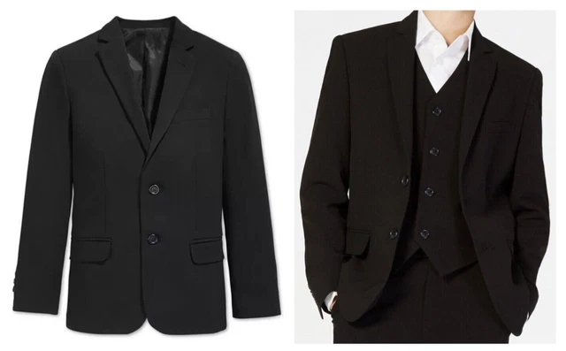 Calvin Klein boys black formal suit jacket - size 10