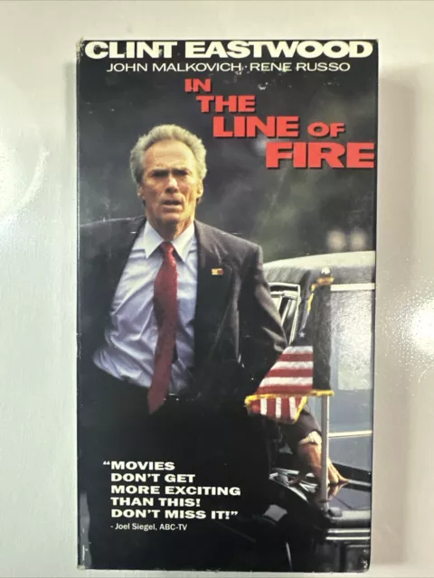 Opening To In The Line Of Fire 1993 Vhs IN THE LINE of Fire (VHS, 1993, Closed Captioned) £6.62 - PicClick UK