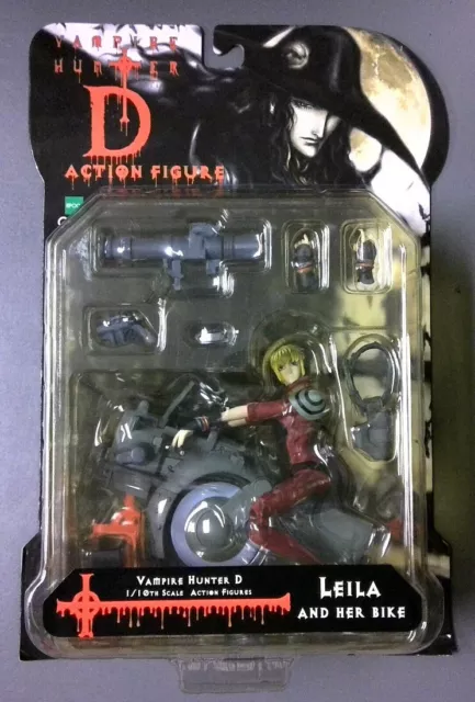 VAMPIRE HUNTER D  LEILA and Her Bike Action Figure  2001  NEW