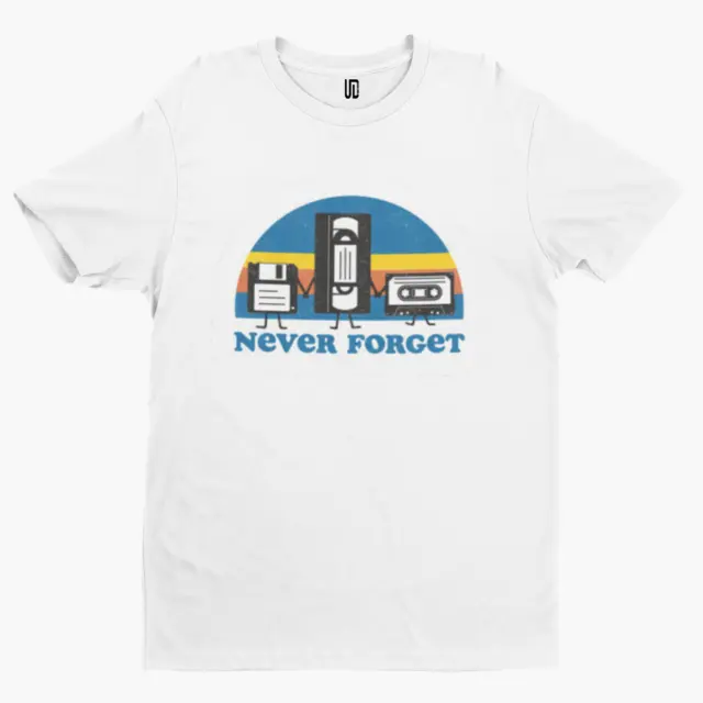 Never Forget Players T-Shirt -Casette Comedy Funny Film Gift Film Movie TV Music