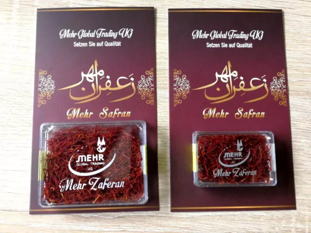 Safranfäden Saffron PREMIUM-QUALITÄT:PushalA+)Sargol(A++)Super Negin(A+++)