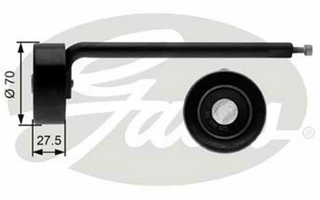 GATES Galet tendeur pour VOLKSWAGEN POLO SEAT AROSA SKODA FELICIA T39088