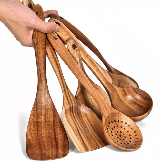 Skimmer Spoon Cookware Fine Workmanship Wooden Spatula Soup Ladle Lightweight