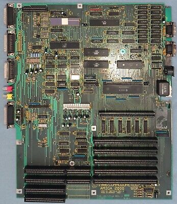 Commodore Amiga 2000 Mainboard MOS 8367R0 8320R3A-1 8367R7 315093-01 - defekt