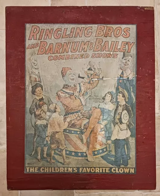 Ringling Bros and Barnum & Bailey combined shows circus poster