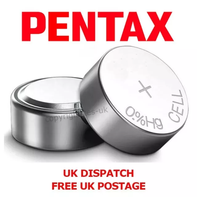 PENTAX K1000 KM KX K2 ME MX MV ME Super P30 P50 Camera Battery 1.5V FREE UK POST