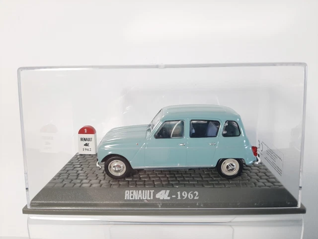 Voiture RENAULT 4L 1962 - collection universal hobbies M6 interraction - 1/43