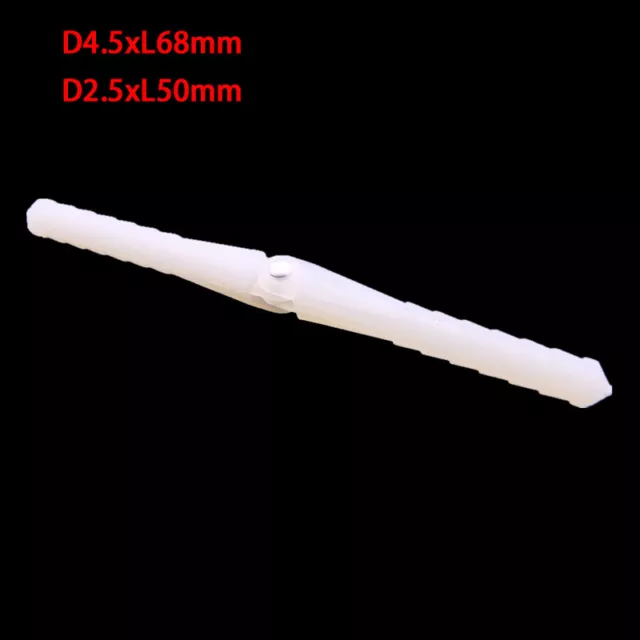 Kunststoff Nadel Scharniere Lose Blatt D4.5xL68mm D2.5xL50mm für RC Flugzeug DIY