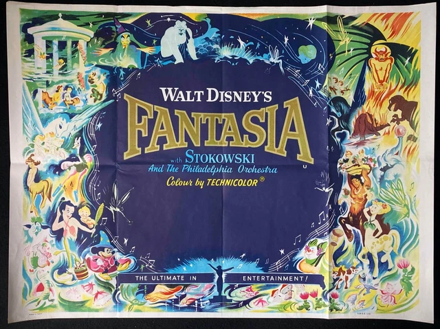 “Fantasia 2000” Original Quad Poster - Film Poster - Movie Poster