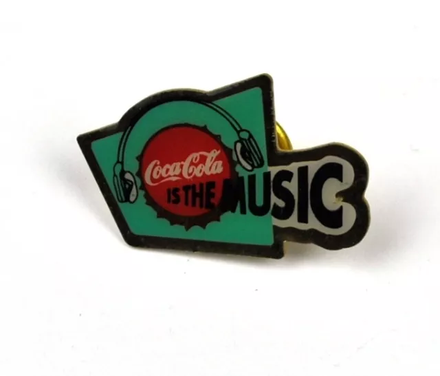 Coca Cola Coke USA Lapel Pin Button Badge Anstecknadel - Musik Kronkorken