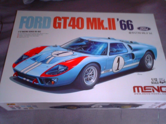 MENG 1 12 CHELLE The Ford Gt 40 Mkii 1966 Voiture De Course Kit