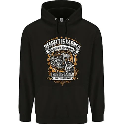 Felpa con cappuccio Respect Earned Moto Moto Biker Bambini
