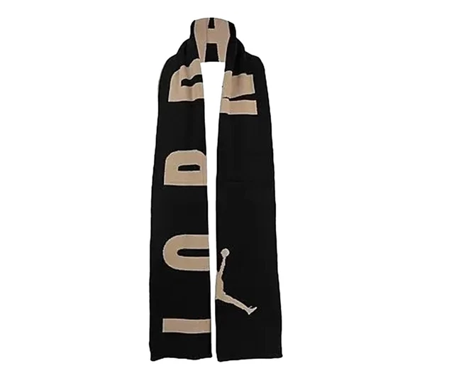 Nike Jordan Scarf Oversized Mens Scarf Size OS, Color: Black/Gold