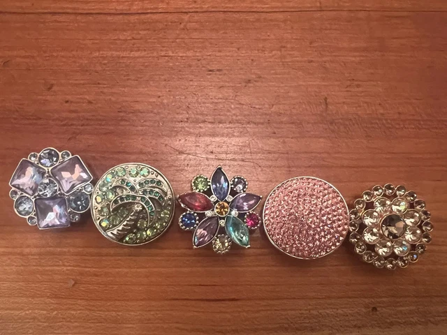 Magnolia & Vine/Ginger Snaps 30mm Grand Snap Lot- 5 Snaps