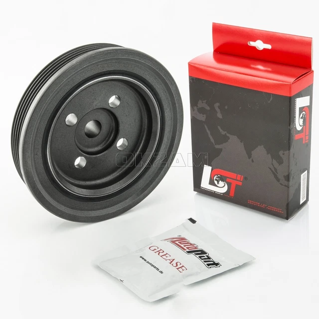 VIBRATION ABSORBER PISTON Shaft Flat Belts Pulley for Ford C Max 1.8