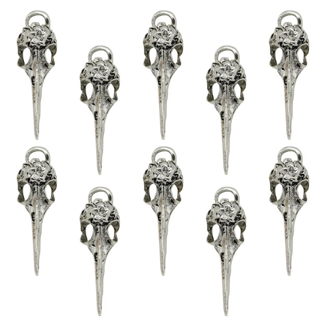 30 Stück Legierung Schädel Anhänger Charms DIY Schmuck Herstellung Zubehör für
