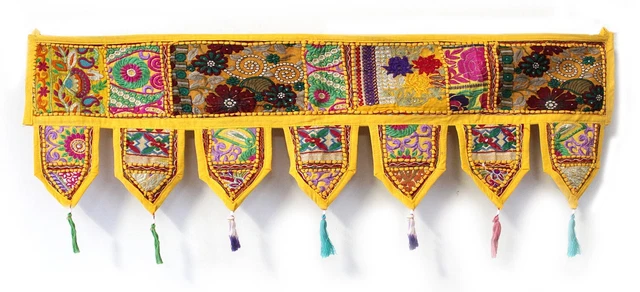 1 metro Finestra Toran patchwork Decorativa Valances Porta Da Parete Appesa Decorazione Casa
