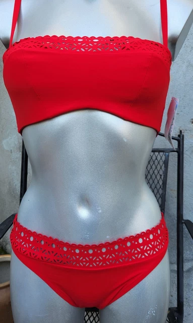Bikini Lise Charmel Taille 3B Bleu Marine - Haut Triangle Et Bas Brésilien, Neuf Avec étiquettes