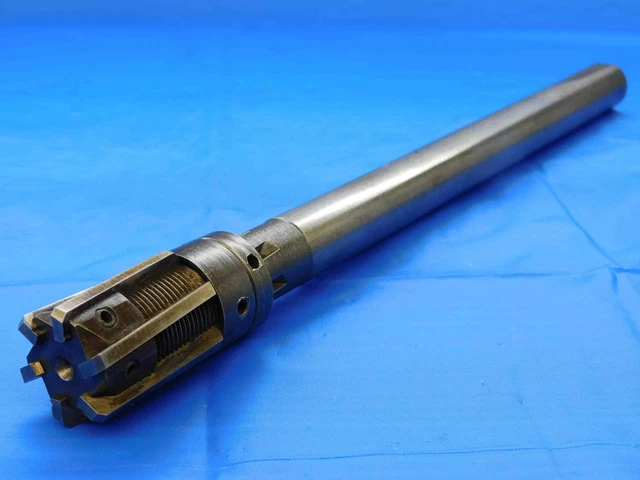WETMORE 1 1/16 OD HSS ADJUSTABLE EXPANSION REAMER SPIRAL 1.0625 ONSIZE 27 mm