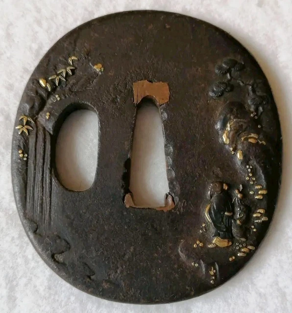 Sword guards, tsuba, swords, Japanese swords, sword fittings, antiques, ant,1470