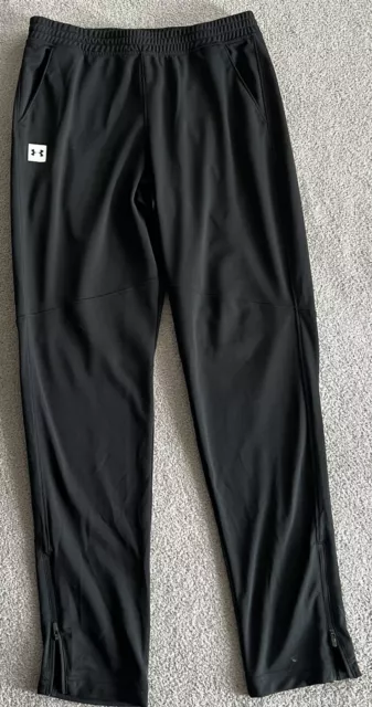 Under Armour Fitted Black Mens Size LG Large Athletic Pants