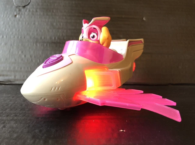 PAW PATROL MIGHTY Pups Super Pups Skye Deluxe Vehicle & Figure Lights