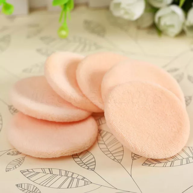 5X Lady Skin Beauty Soft Sponge Plush Powder Puff Face Body Cosmetic Makeup Tool