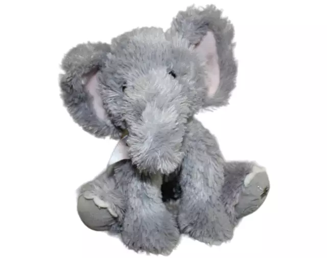 Russ Shining Stars Gray Plush Elephant Stuffed Animal Toy Lovey 8" 2006 No Code