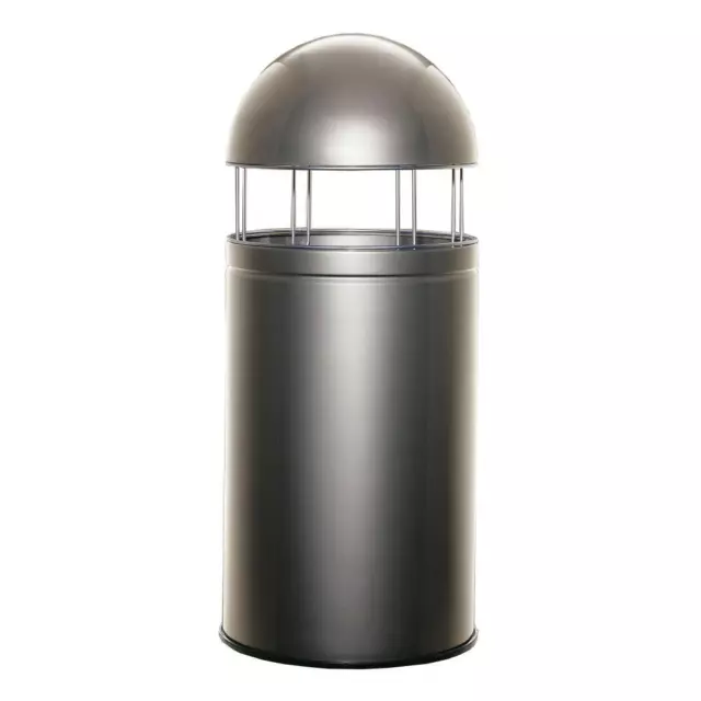 Wesco Bin Big Cap Collecteur de déchets avec capot Graphite 120 Litres