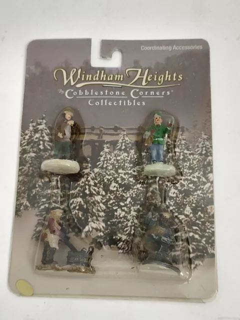 Windham Heights Cobblestone Corners Christmas Accessories 4 Figure Men