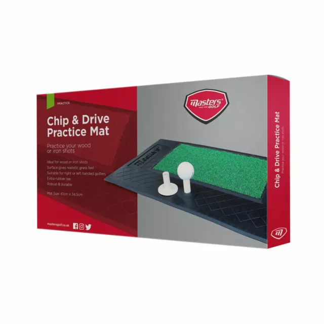 Chip & Drive Practice Mat With Extra Tee