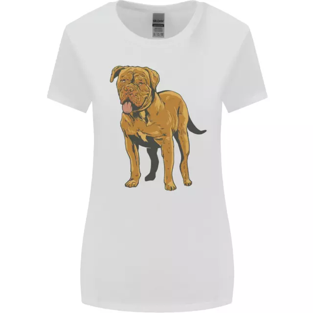 Francese Mastiff Dogue Bordeaux Cane Donna più Ampia Taglio T-Shirt