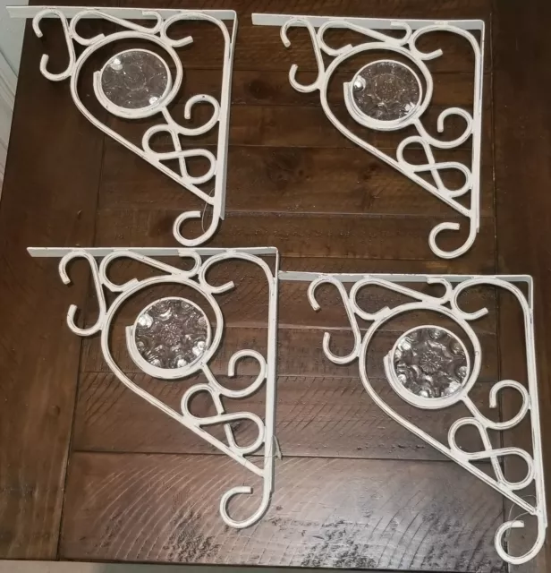4 Cast Iron Large Antique Style Corbel Brackets Garden Braces Shelf Doorway
