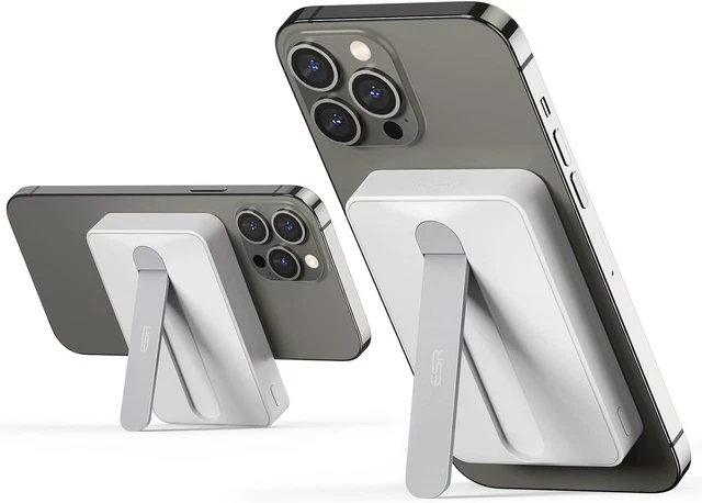 ESR Halolock Mini Kickstand Wireless Power Bank, Magsafe Battery Pack with USB-C