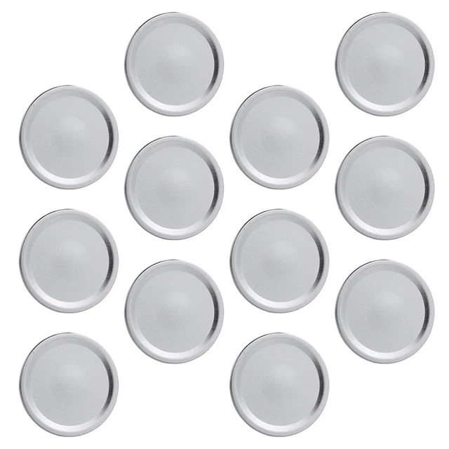54 Pcs De Bocaux Mason Casquettes Couvercles Anneaux Rond Pot