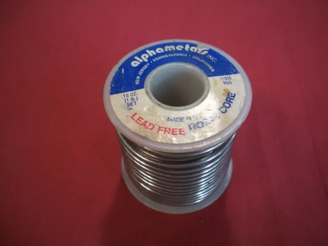 Alphametals Lead Free Rosin Core Solder 96/5