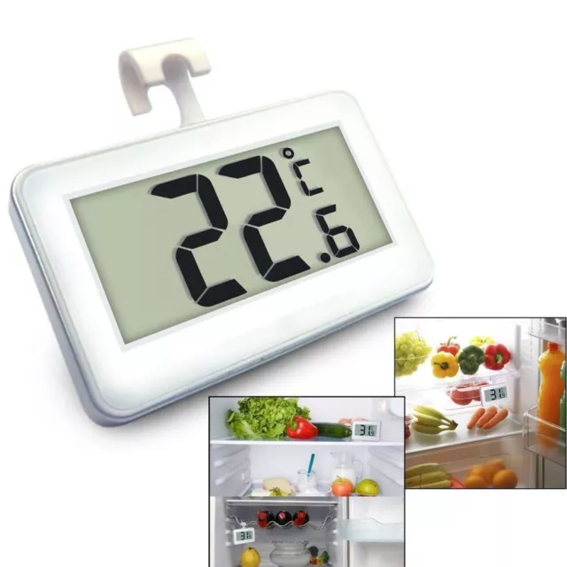 Waterproof Digital LCD Fridge Thermometer Digital Refrigerator Thermometer 3