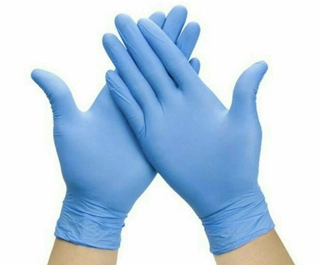 Nitrile Gloves Powder & Latex Free Blue Medical & Food Grade 1000 Gloves Small