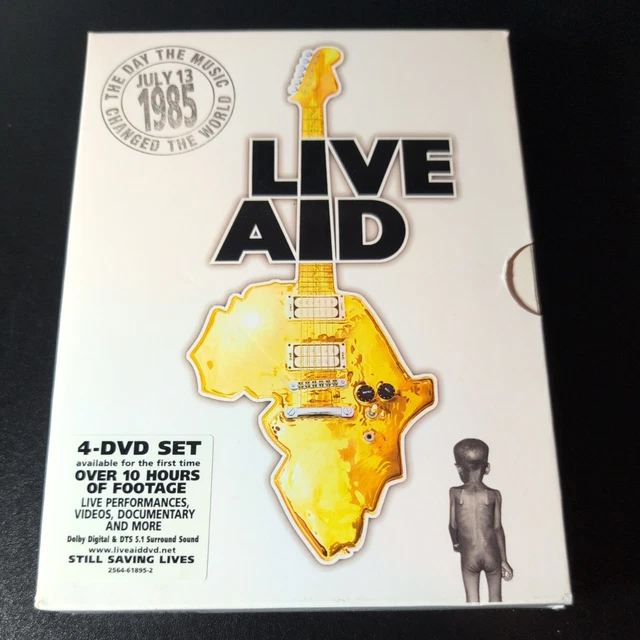 LIVE AID 4-DVD Box Set July 13th 1985 Sealed $86.01