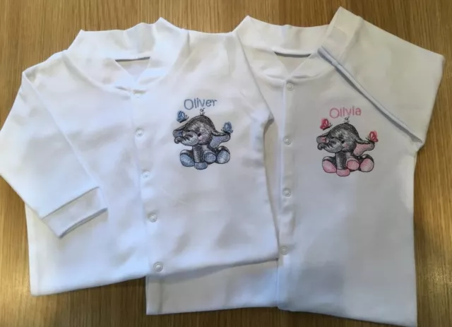 Personalised Baby Grow, Sleep Suit, Baby Shower, Gift, Cute, Any Name