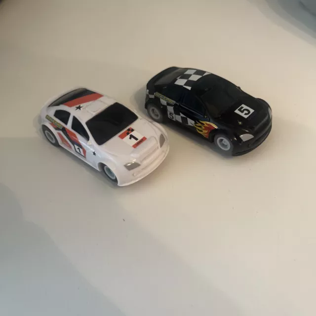 2 x Micro Scalextric 1:64 Rally Racers Cars Jude Buchanan & Lenny Ross Untested