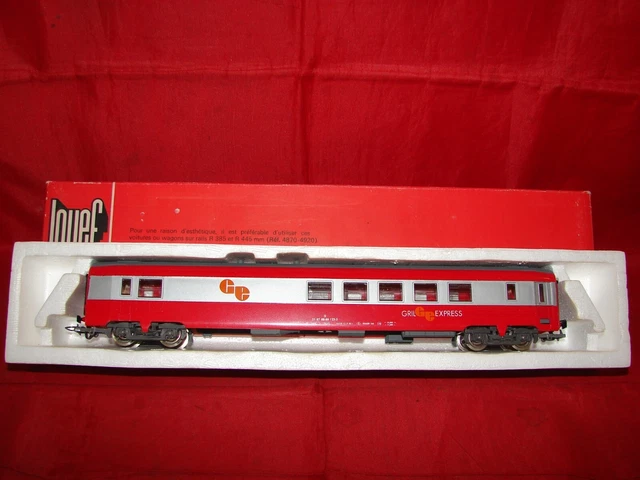 JOUEF HO 1/87 - VOITURE GRILL EXPRESS (ref 5482) EN BOÎTE D'ORIGINE